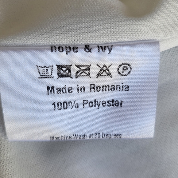 Hope & Ivy All Over Printed Peplum Hem Midi Keyhole Dress US 10/UK 14 - Picture 7 of 8